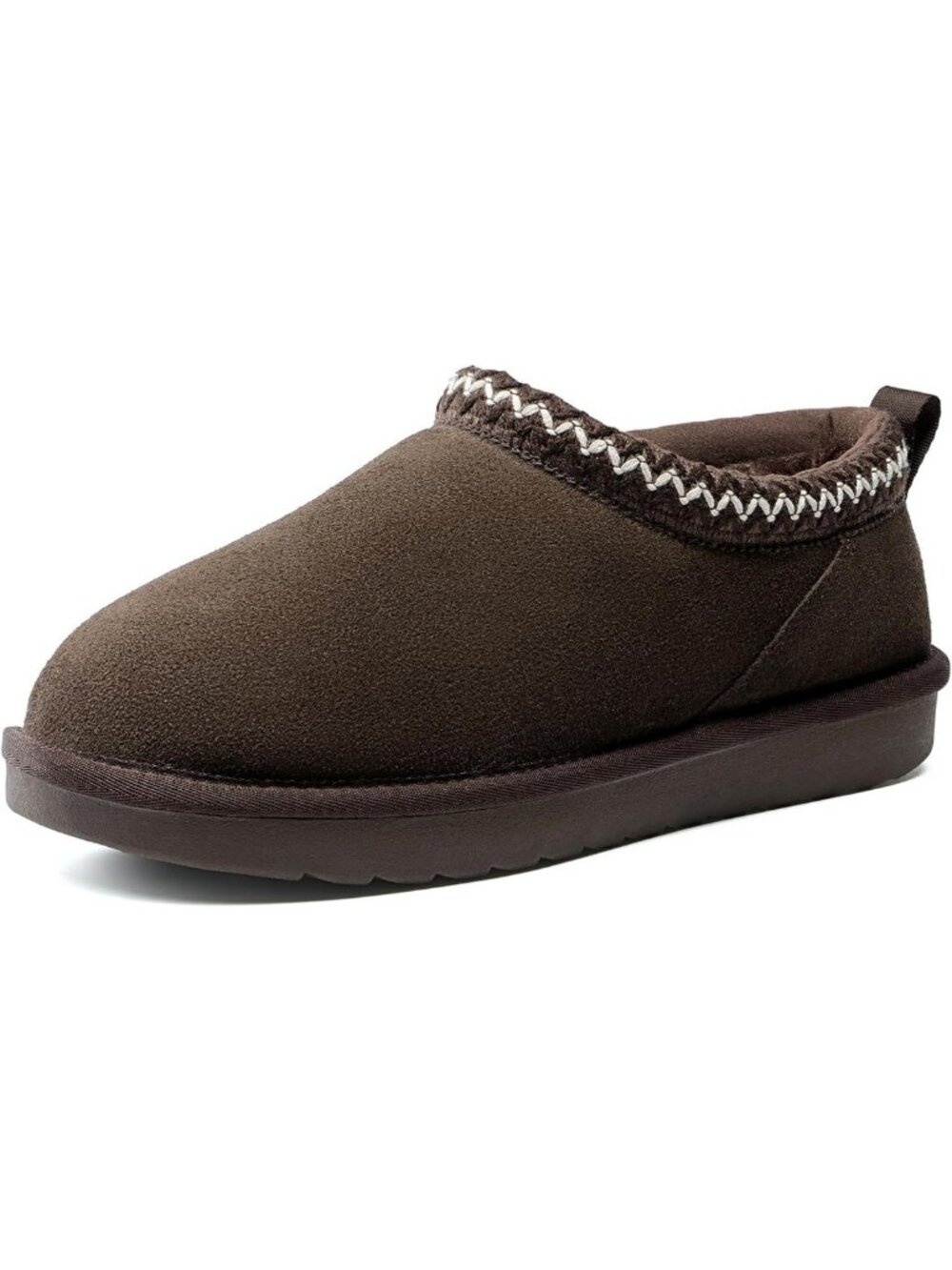 Cozy Genuine Suede Fuzzy Slippers for Women | Soft, Comfortable Indoor Footwear